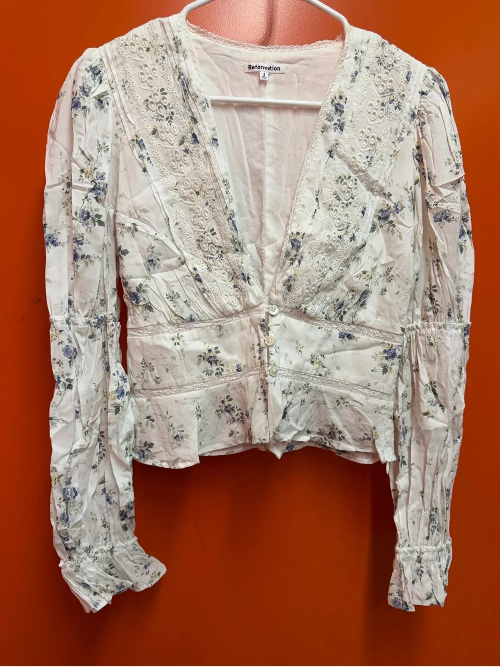 Reformation - Meadowlark top in floral - 6